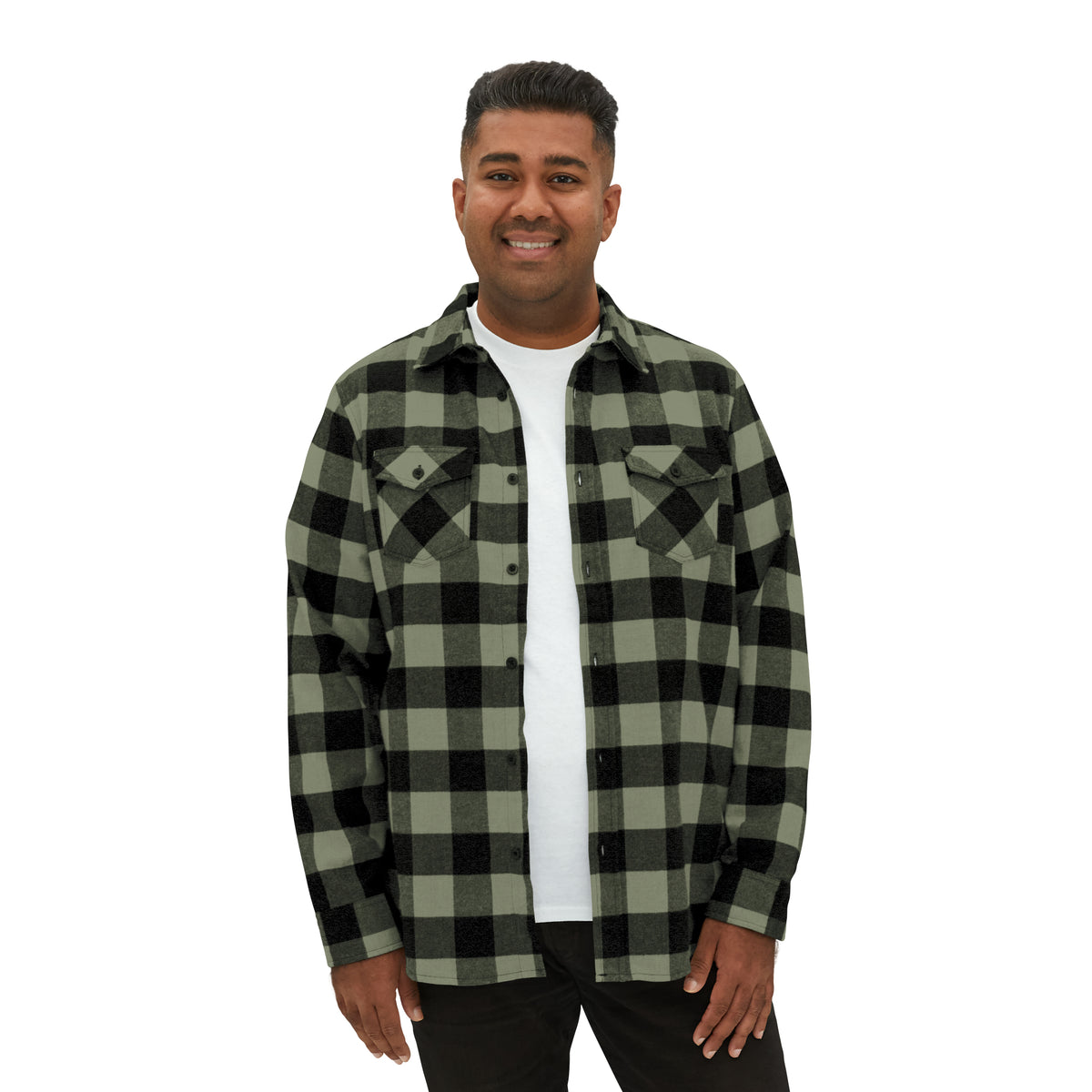 Logo Unisex Flannel Shirt