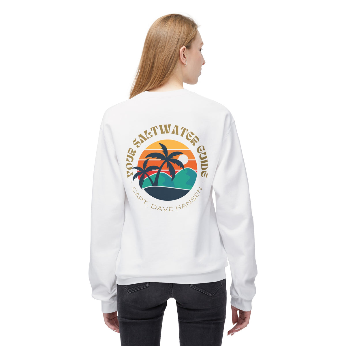 Island Life - Unisex Softstyle Fleece Crewneck Sweatshirt