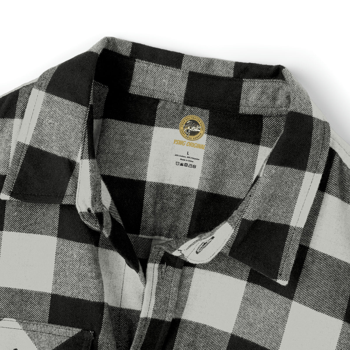 Logo + &quot;All I know&quot; Unisex Flannel Shirt