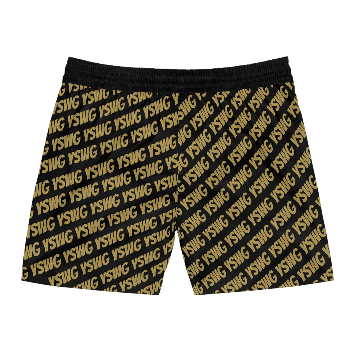 *YSWG* Logo Men&#39;s Mid-Length Swim Shorts (AOP)
