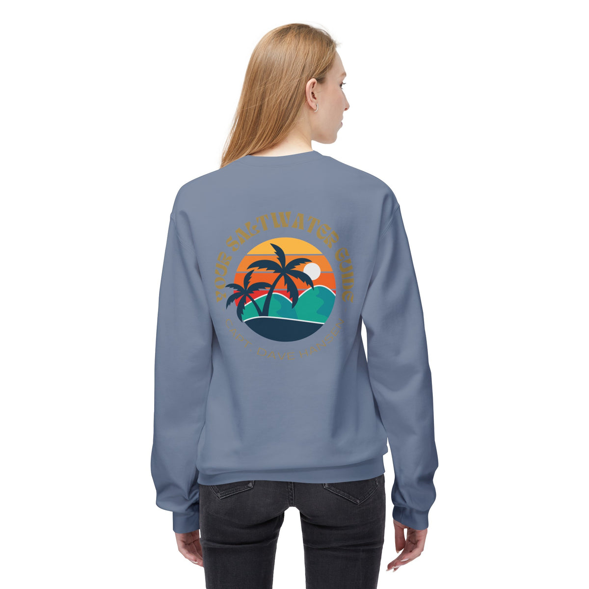 Island Life - Unisex Softstyle Fleece Crewneck Sweatshirt