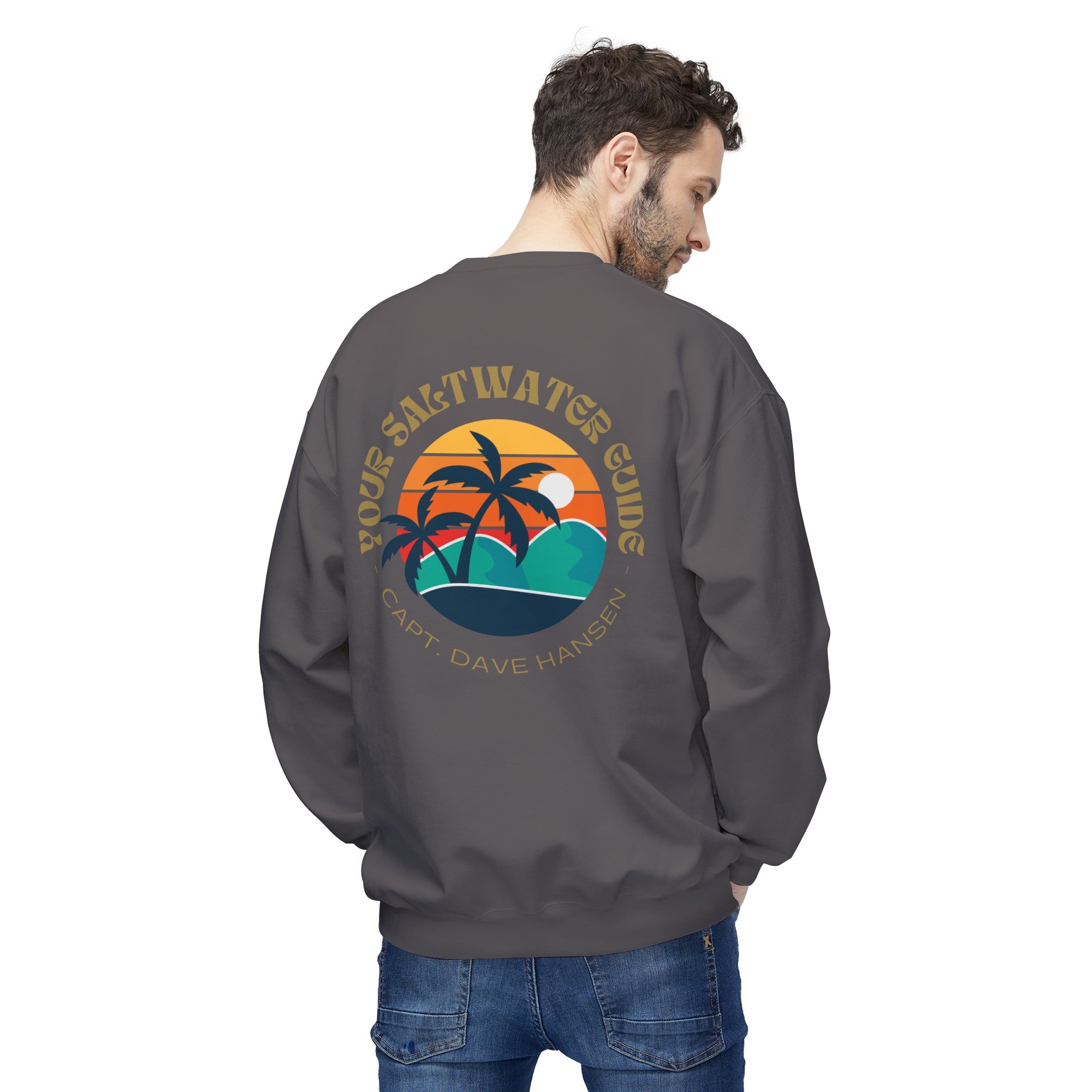 Island Life - Unisex Softstyle Fleece Crewneck Sweatshirt