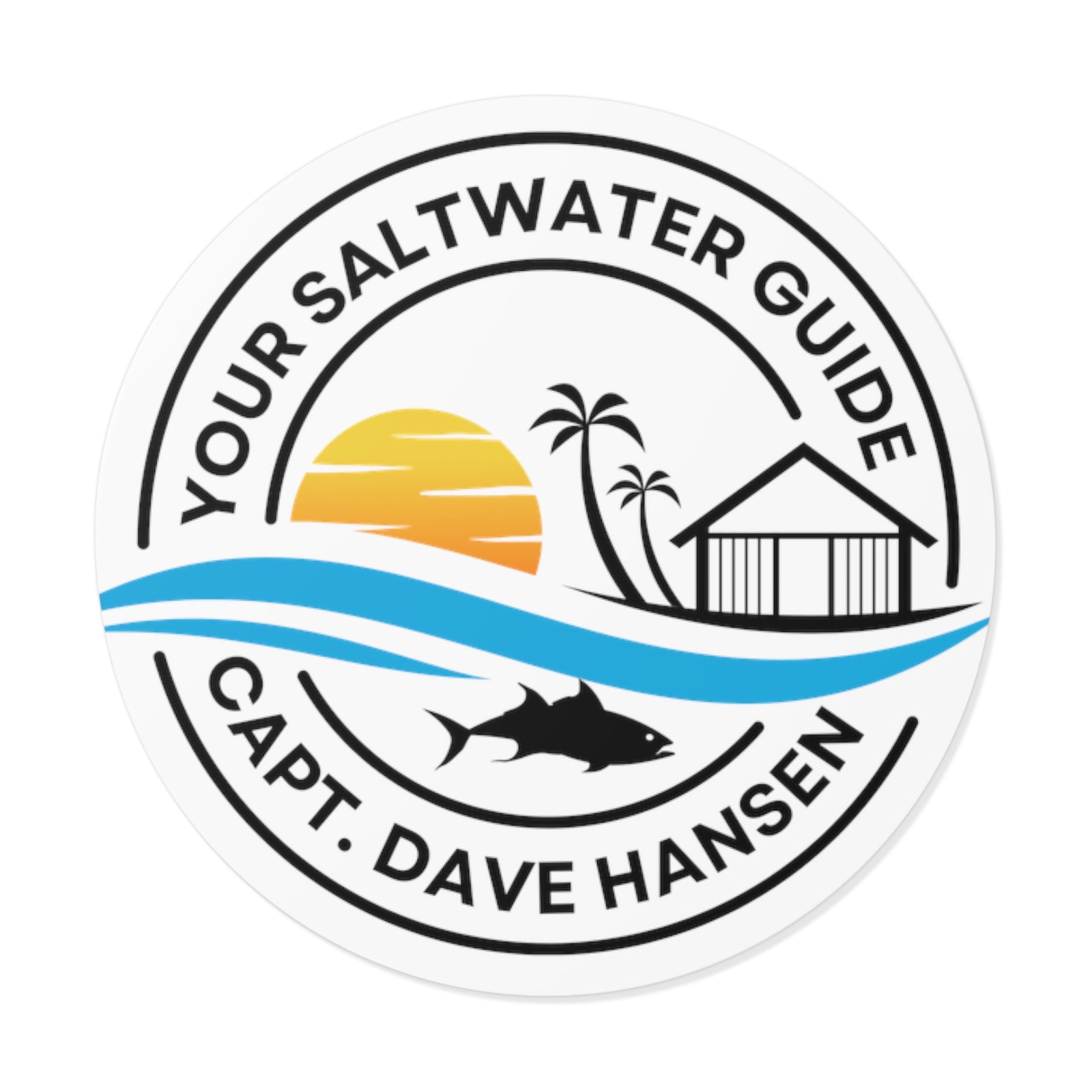 Beach House YSWG- Round Vinyl Sticker