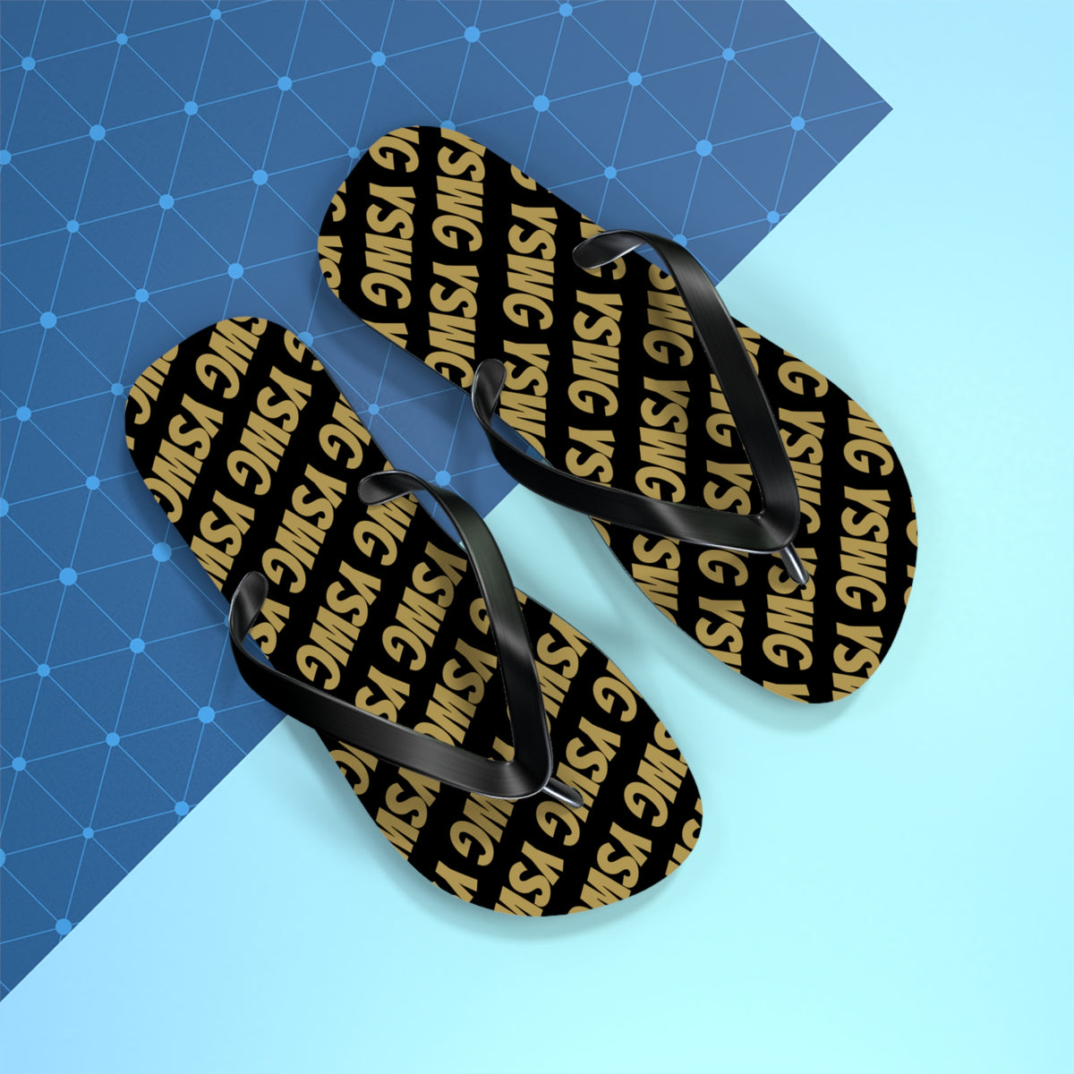 *YSWG* LOGO Flip Flops