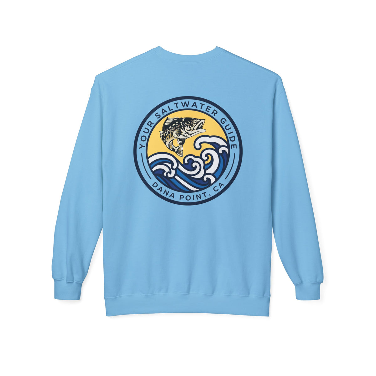 Color Wave - Unisex Softstyle Fleece Crewneck Sweatshirt