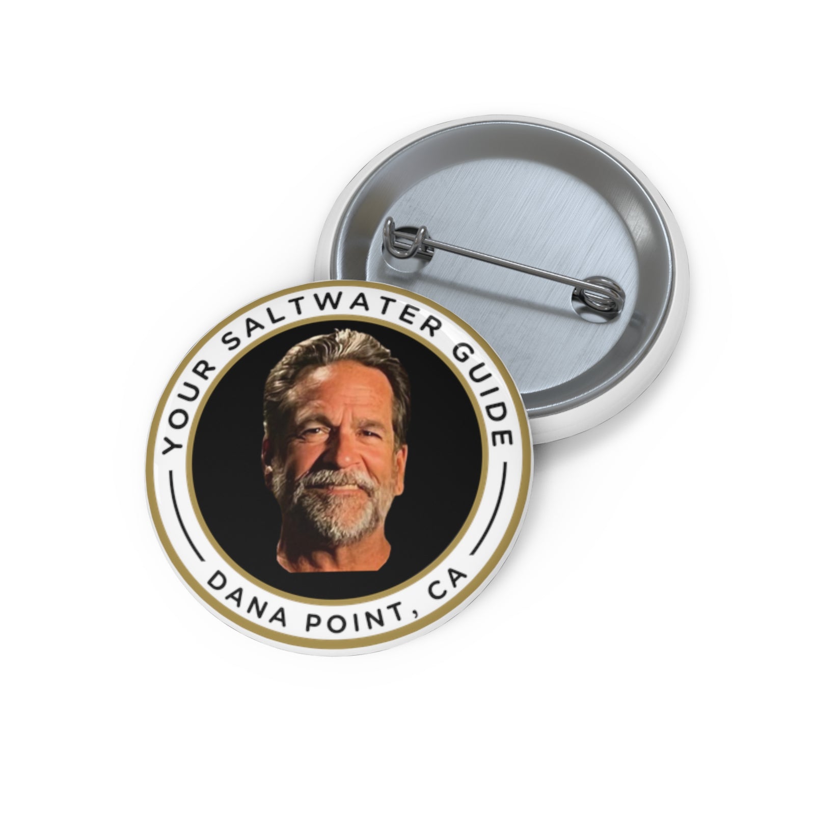 Dave's Face Pin Button