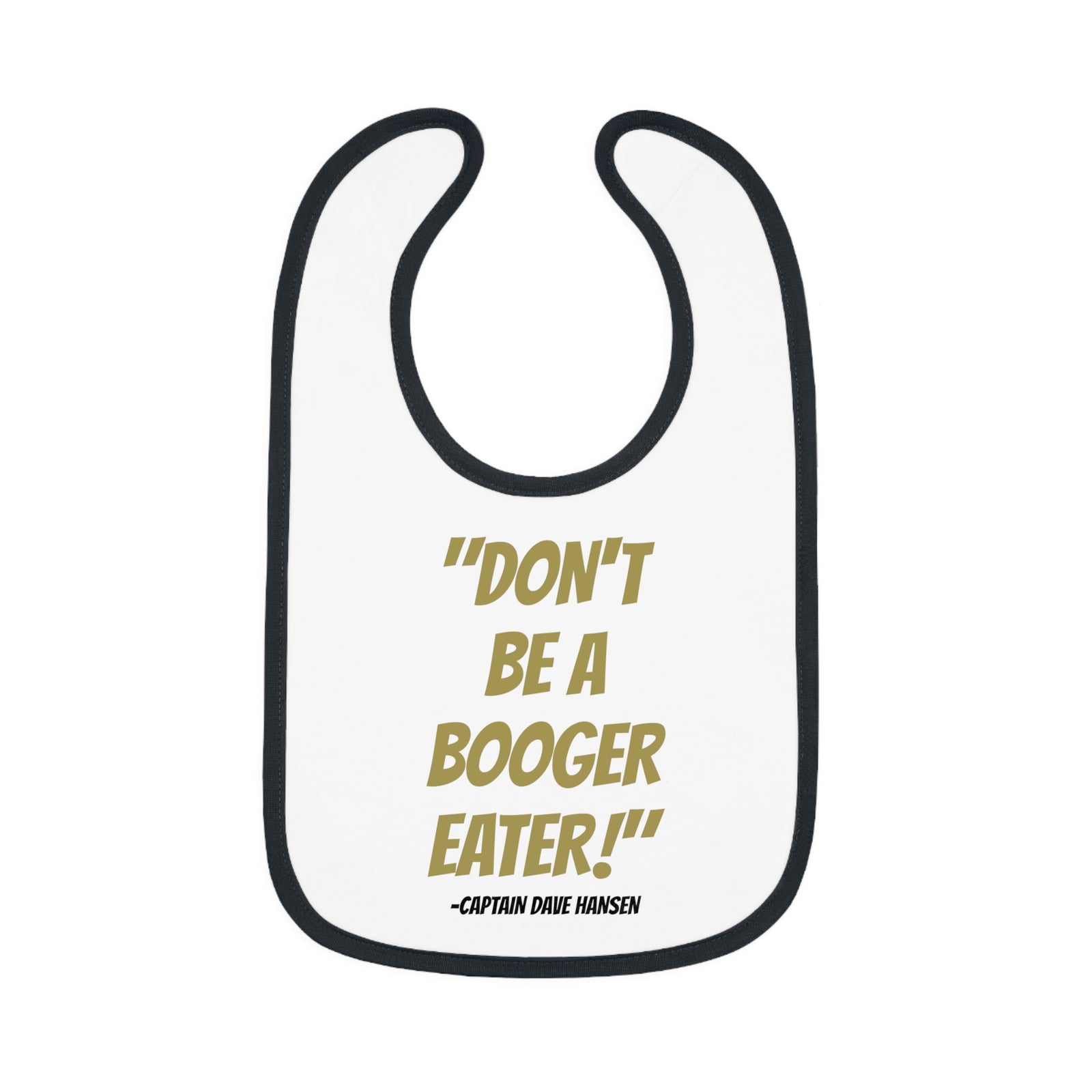 YSWG Baby Contrast Trim Jersey Bib