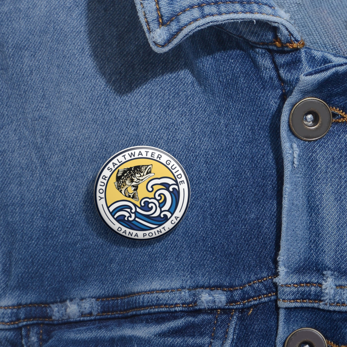 Color Wave Pin Button