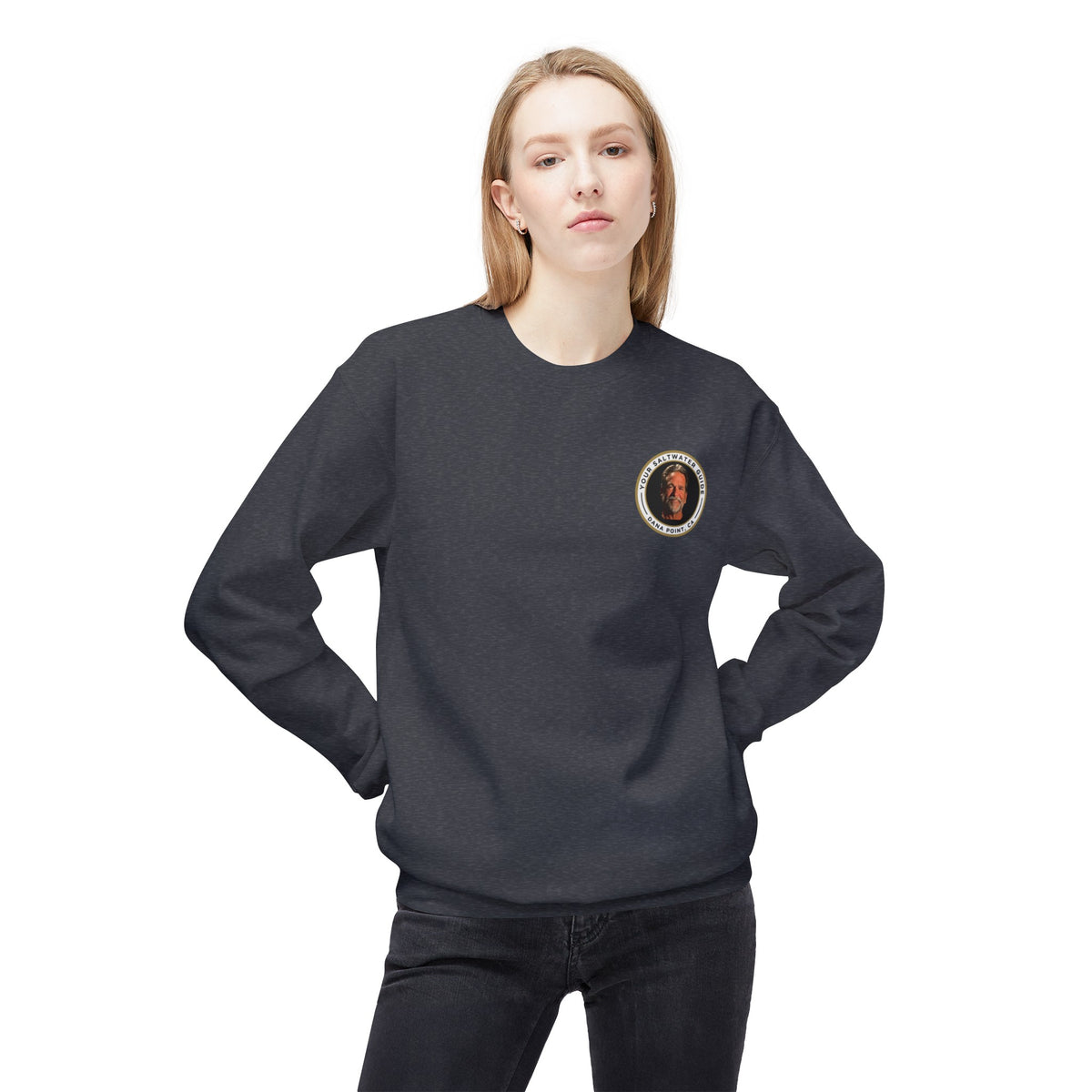 Dave&#39;s Face - Unisex Softstyle Fleece Crewneck Sweatshirt