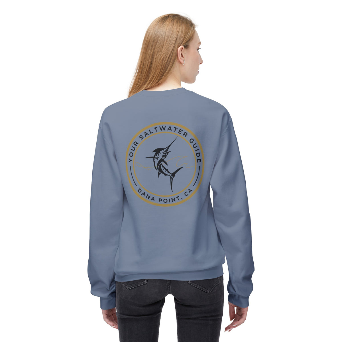 Fighting Fish - Unisex Softstyle Fleece Crewneck Sweatshirt