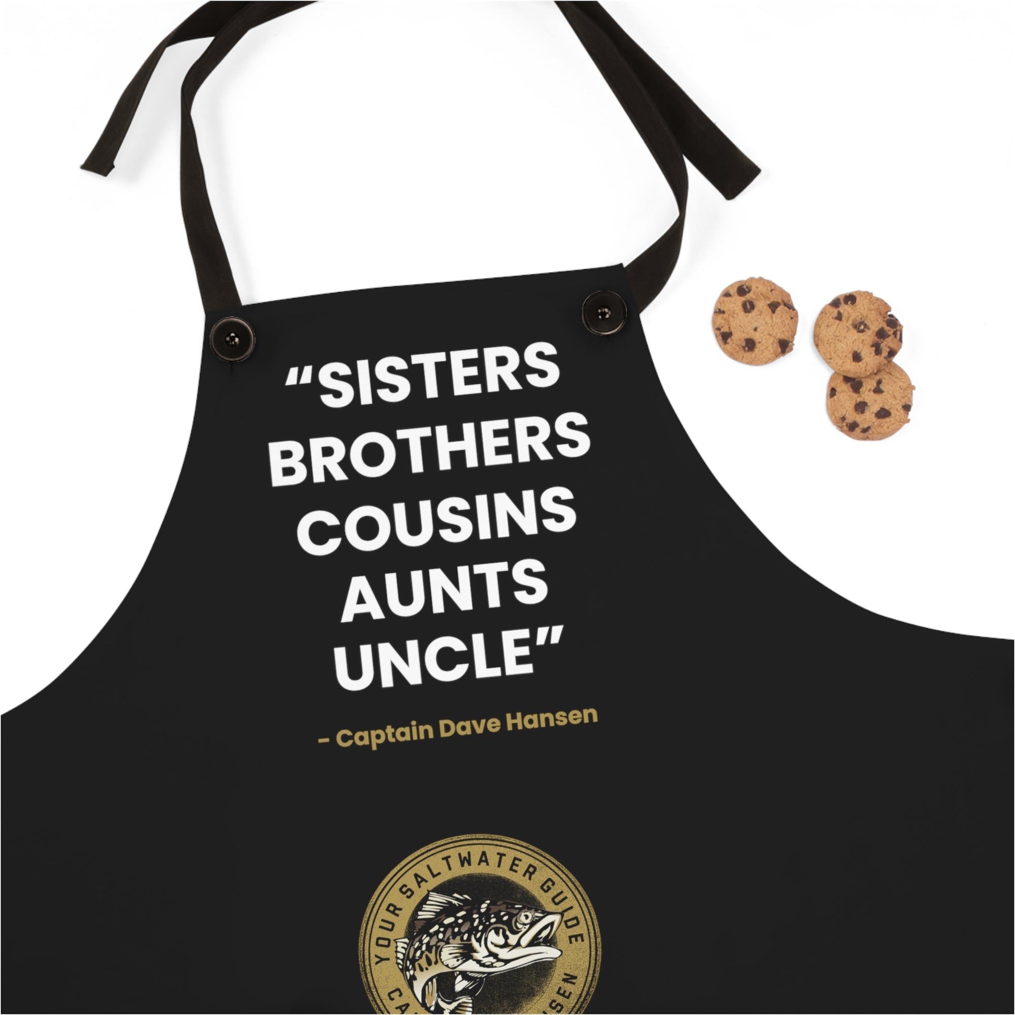 "Sisters Brothers Cousins" Apron
