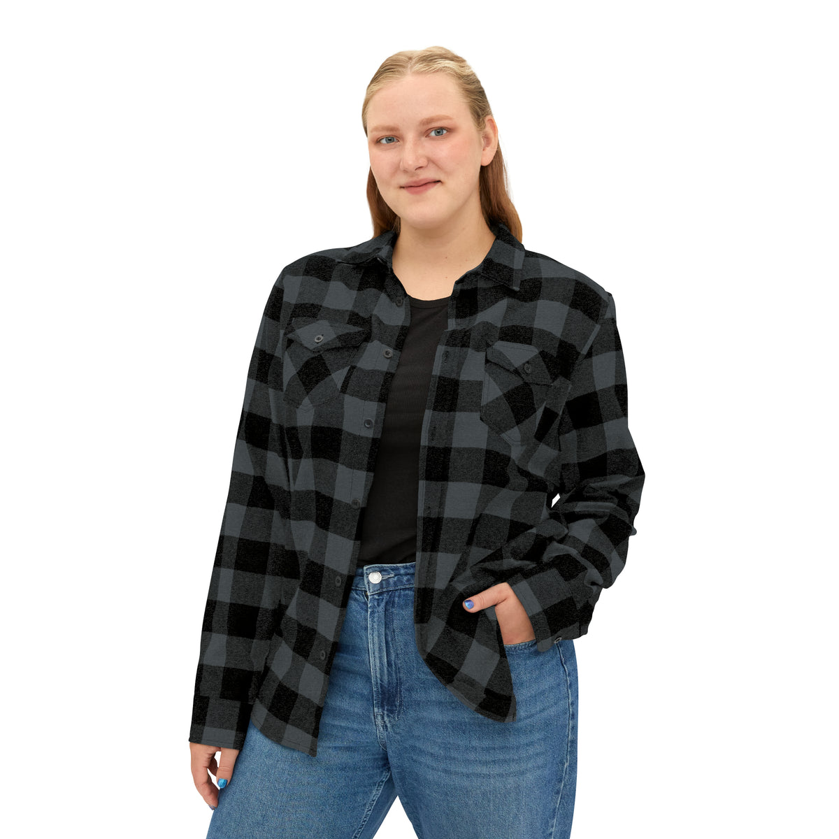 Logo Unisex Flannel Shirt
