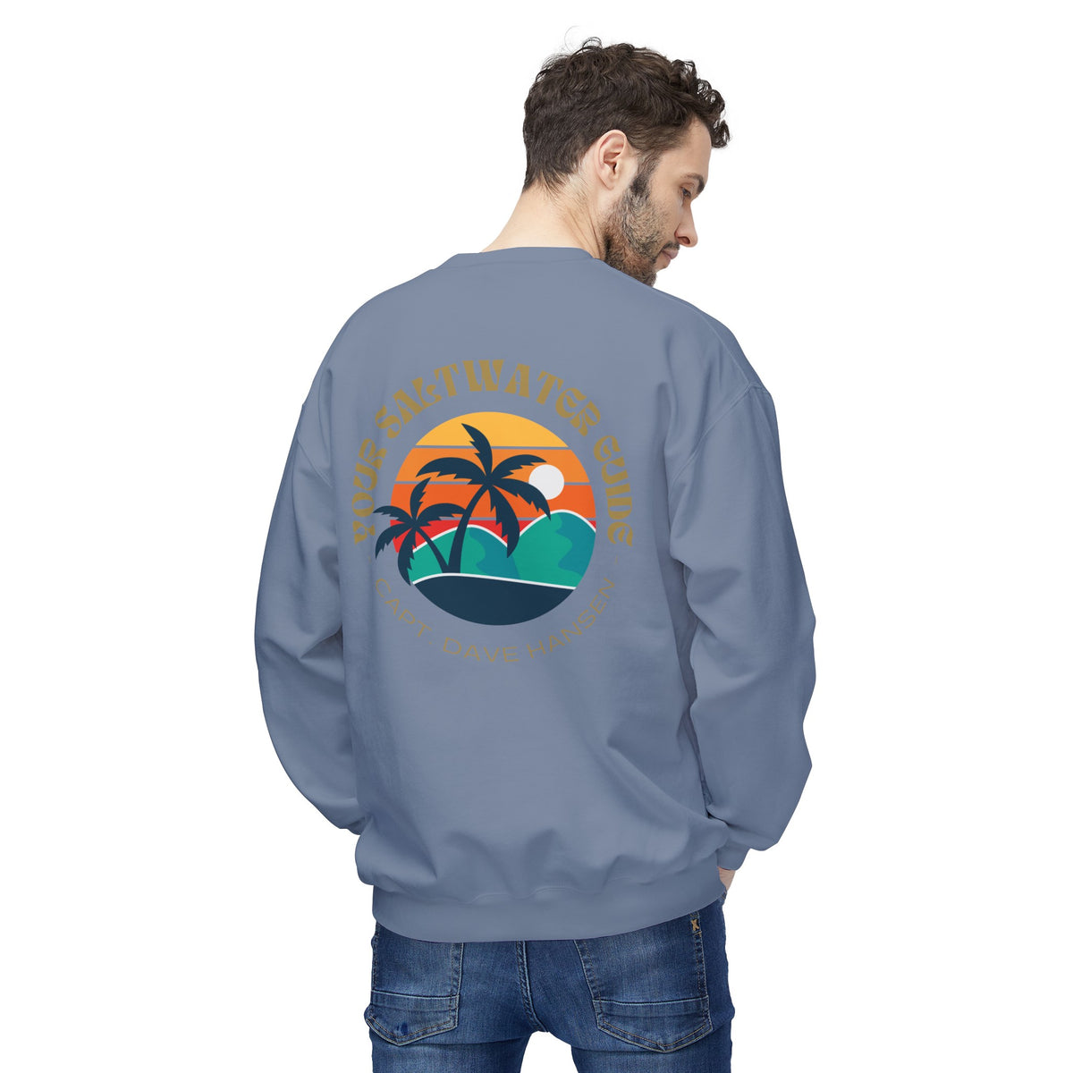 Island Life - Unisex Softstyle Fleece Crewneck Sweatshirt