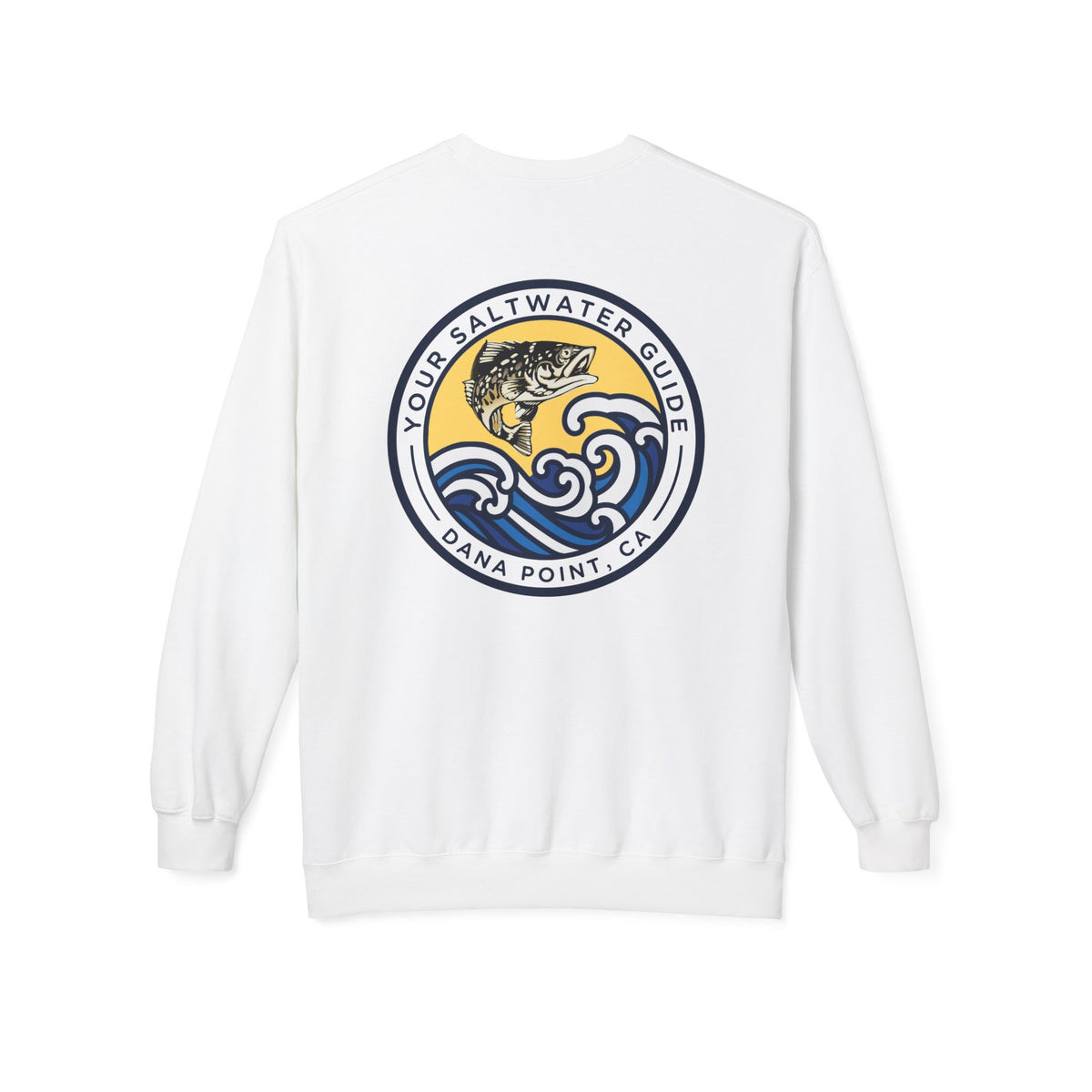 Color Wave - Unisex Softstyle Fleece Crewneck Sweatshirt