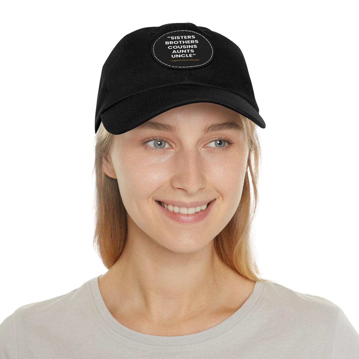 Sisters Brothers YSWG Dad Hat with Leather Patch (Round)