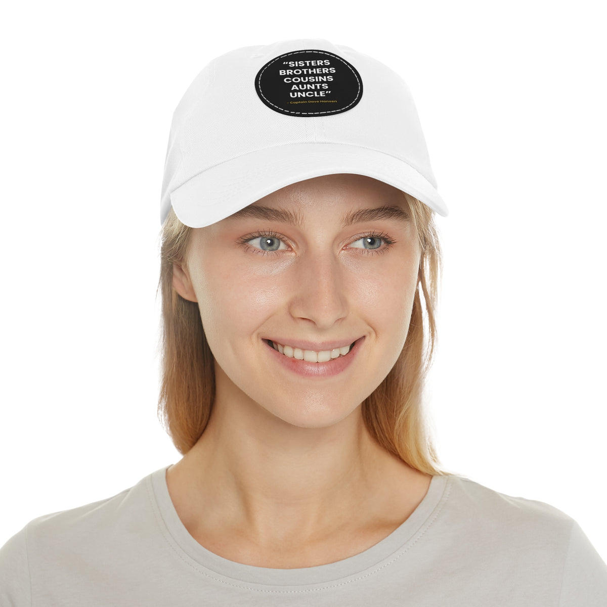 Sisters Brothers YSWG Dad Hat with Leather Patch (Round)