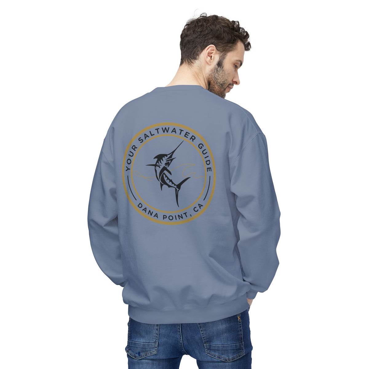 Fighting Fish - Unisex Softstyle Fleece Crewneck Sweatshirt