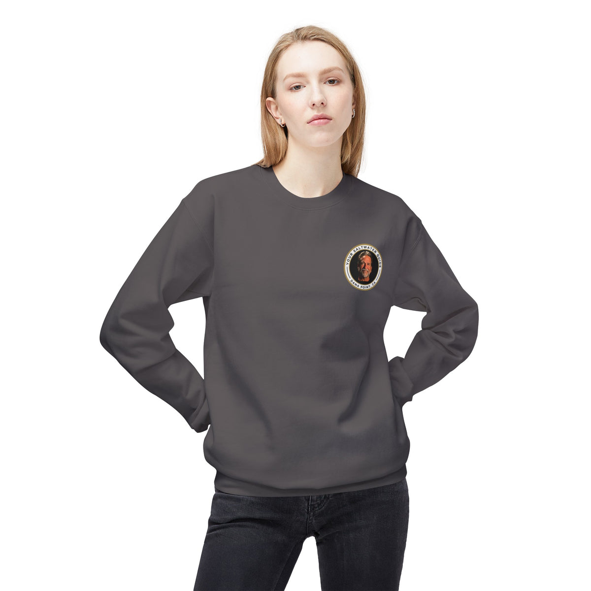 Dave&#39;s Face - Unisex Softstyle Fleece Crewneck Sweatshirt