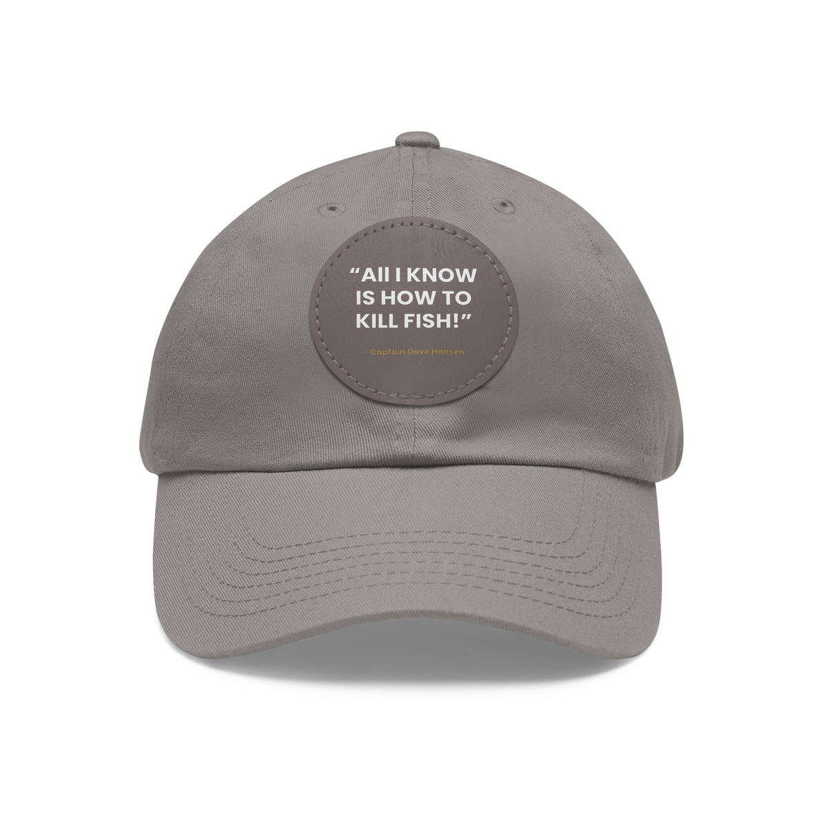 All I Know! YSWG Dad Hat with Leather Patch (Round)