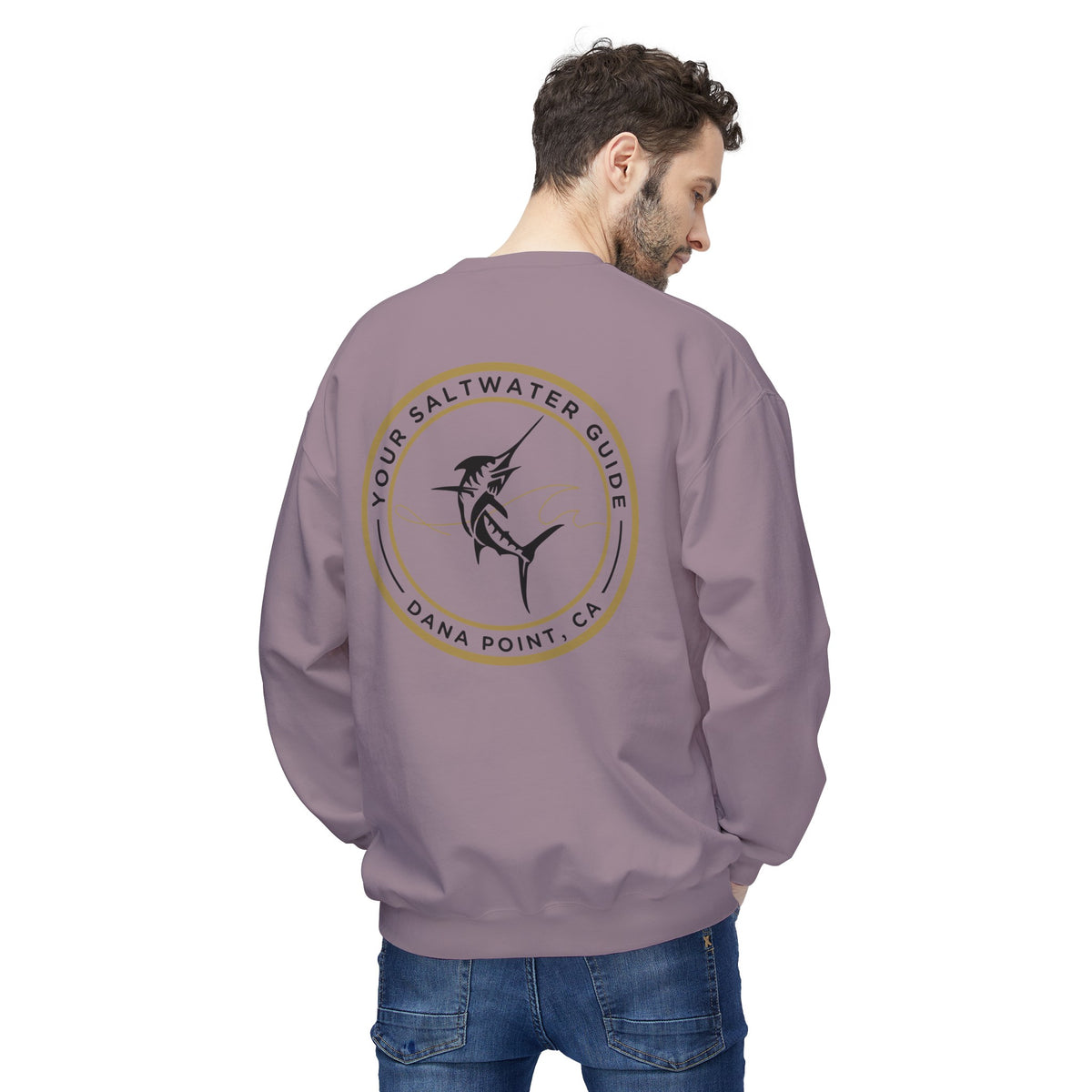 Fighting Fish - Unisex Softstyle Fleece Crewneck Sweatshirt