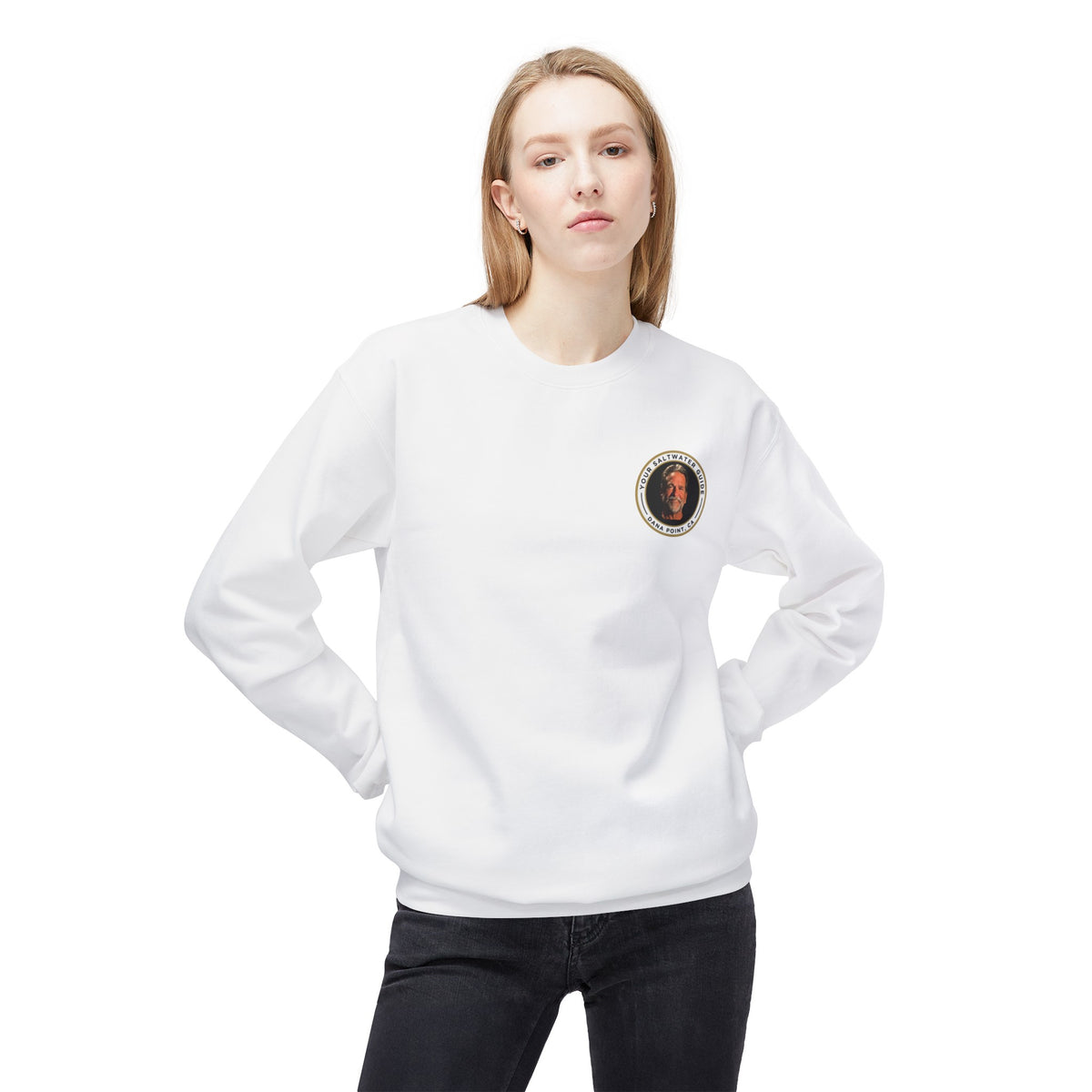 Dave&#39;s Face - Unisex Softstyle Fleece Crewneck Sweatshirt