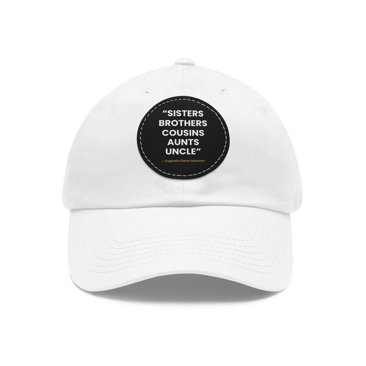 Sisters Brothers YSWG Dad Hat with Leather Patch (Round)