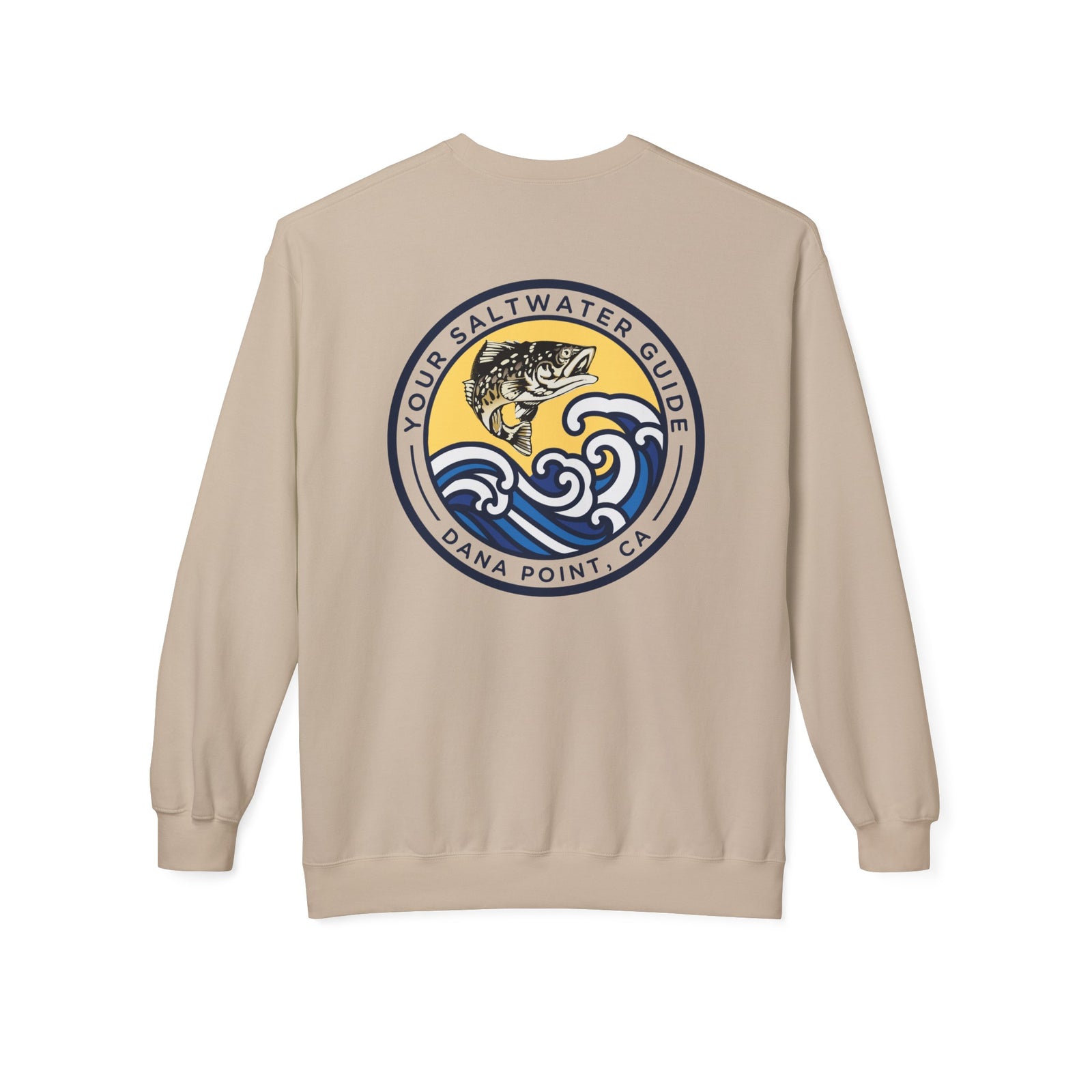 Color Wave - Unisex Softstyle Fleece Crewneck Sweatshirt