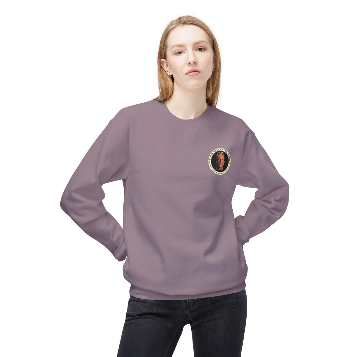 Dave&#39;s Face - Unisex Softstyle Fleece Crewneck Sweatshirt