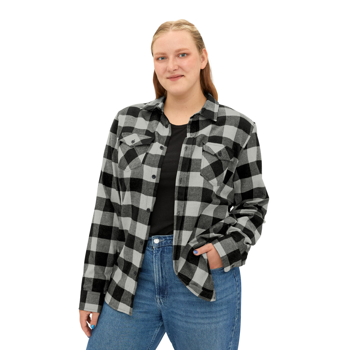 Logo Unisex Flannel Shirt