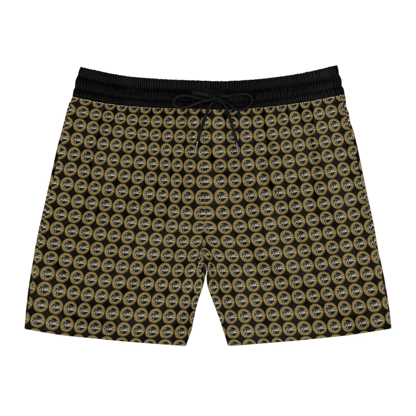 YSWG Logo Men's Mid-Length Swim Shorts (AOP)