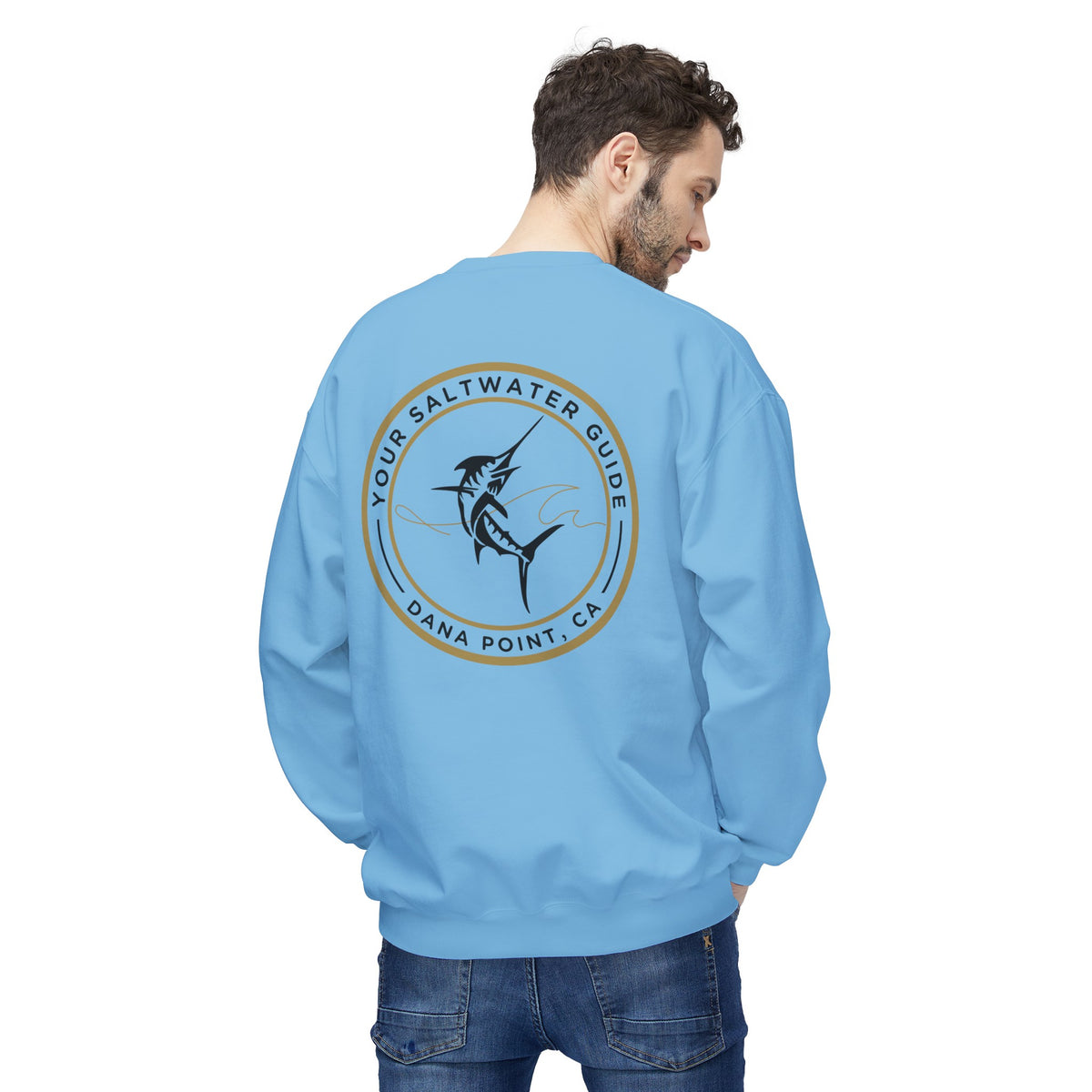 Fighting Fish - Unisex Softstyle Fleece Crewneck Sweatshirt