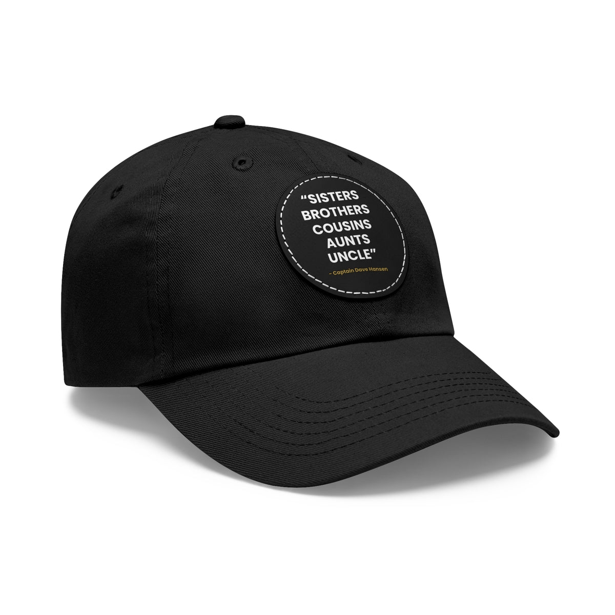 Sisters Brothers YSWG Dad Hat with Leather Patch (Round)
