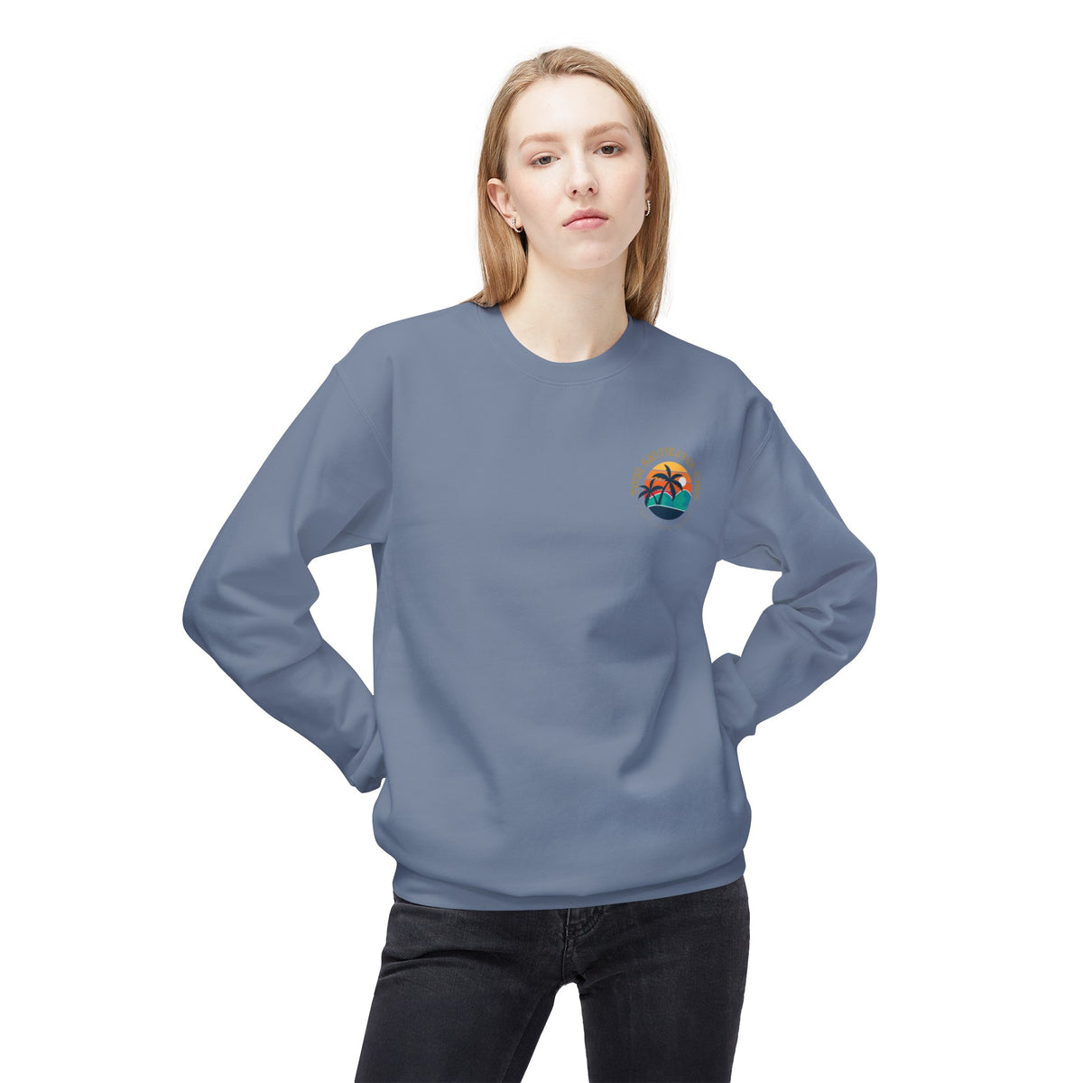 Island Life - Unisex Softstyle Fleece Crewneck Sweatshirt