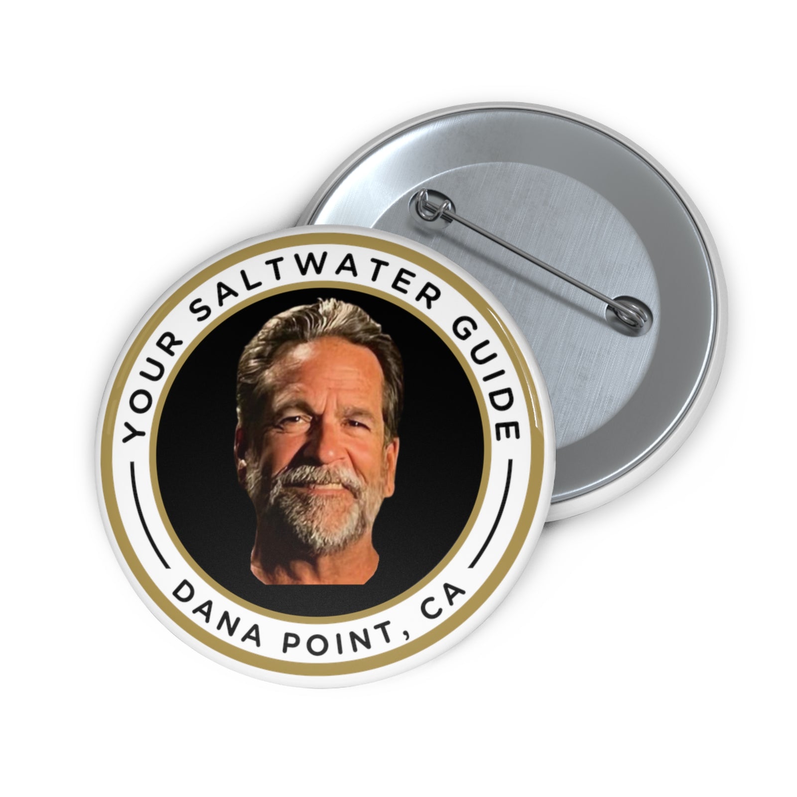 Dave's Face Pin Button