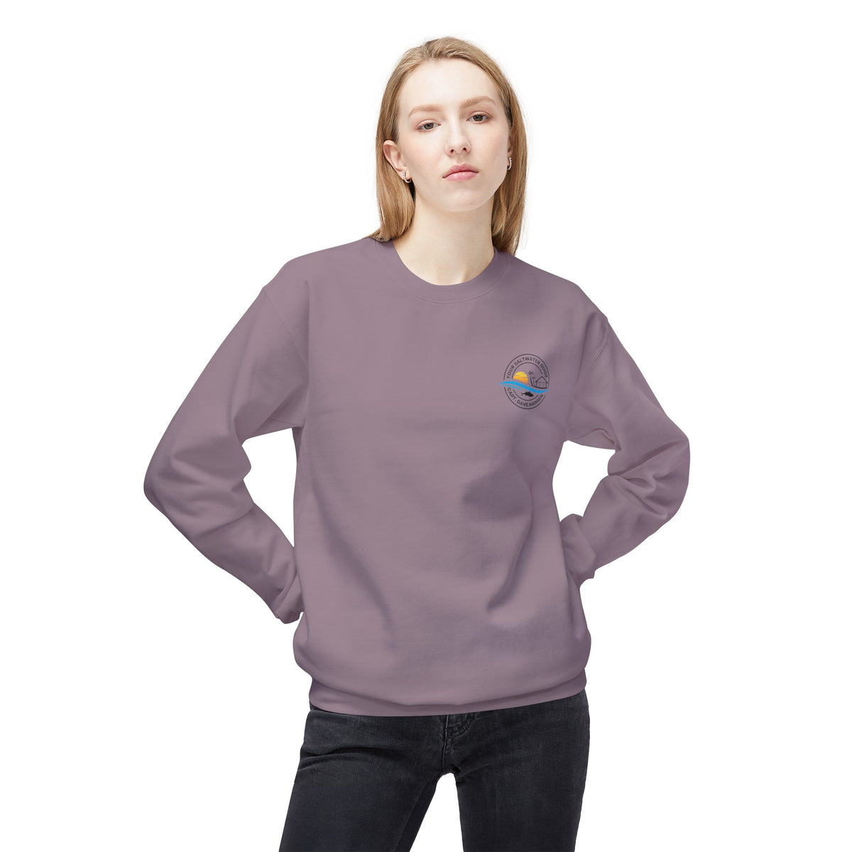 Beach House - Unisex Softstyle Fleece Crewneck Sweatshirt