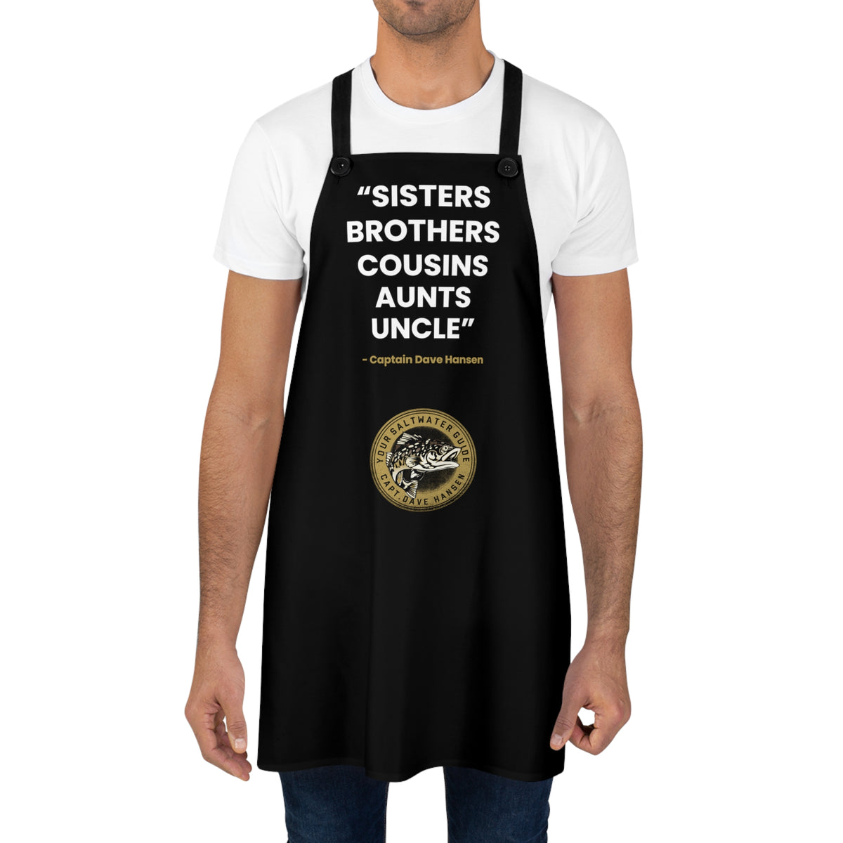 &quot;Sisters Brothers Cousins&quot; Apron