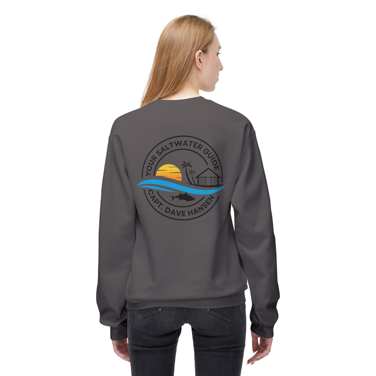 Beach House - Unisex Softstyle Fleece Crewneck Sweatshirt