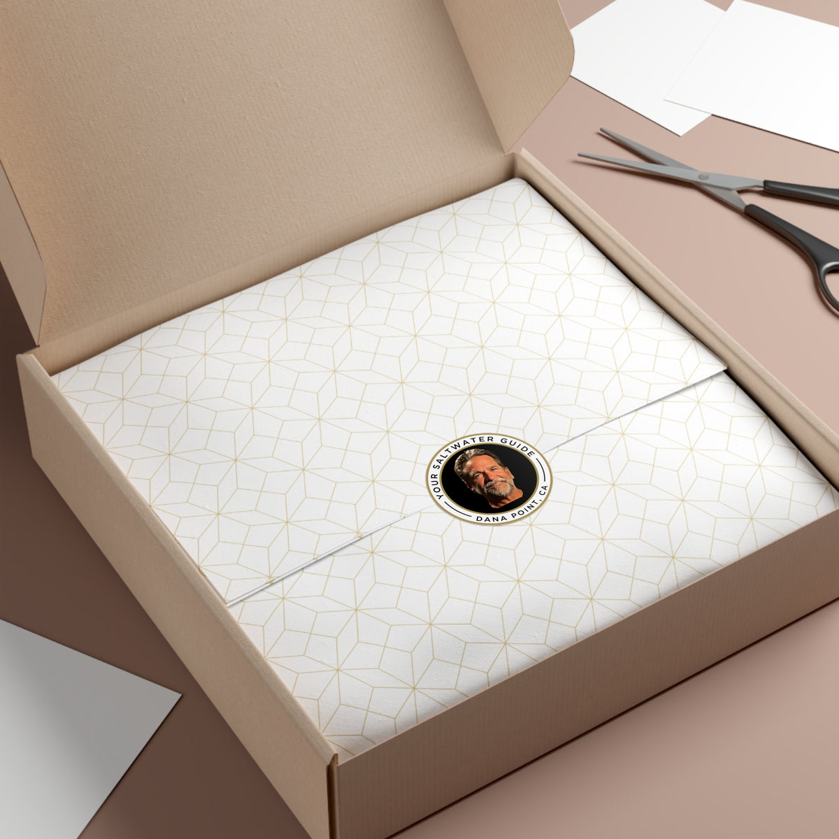 Dave&#39;s Face, Dana Point - Round Vinyl Sticker