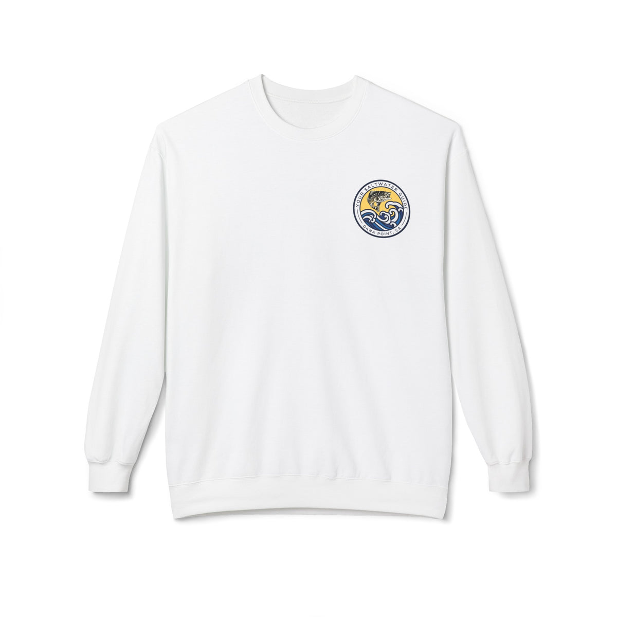 Color Wave - Unisex Softstyle Fleece Crewneck Sweatshirt