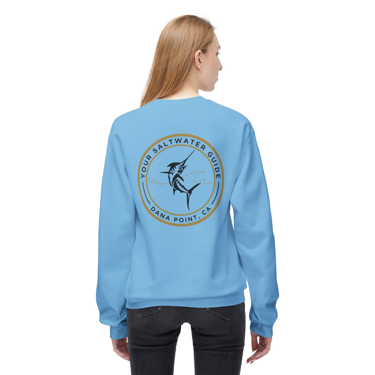 Fighting Fish - Unisex Softstyle Fleece Crewneck Sweatshirt