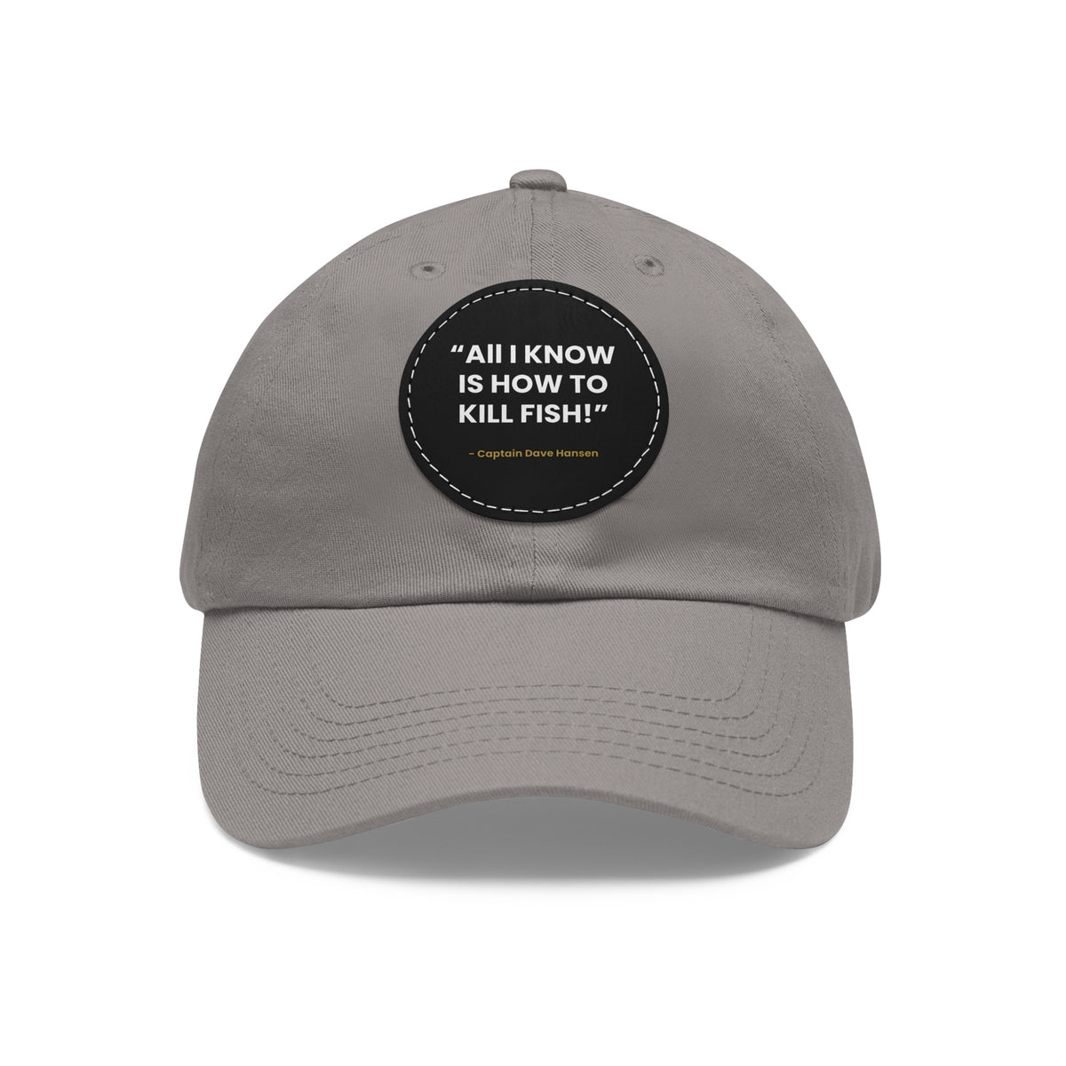 All I Know! YSWG Dad Hat with Leather Patch (Round)