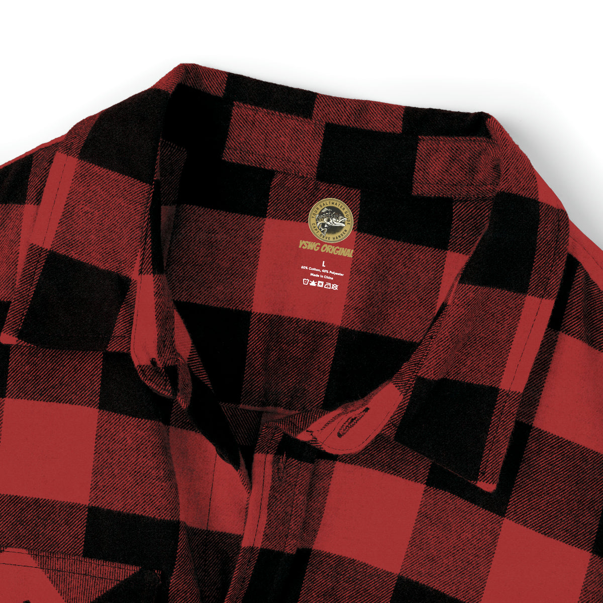 Logo + &quot;All I know&quot; Unisex Flannel Shirt