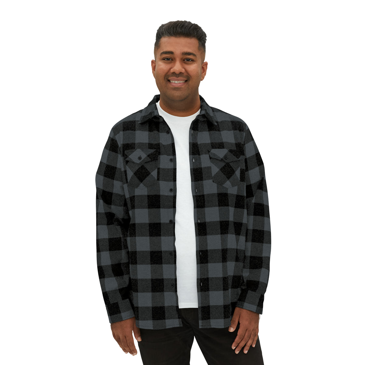 Logo Unisex Flannel Shirt