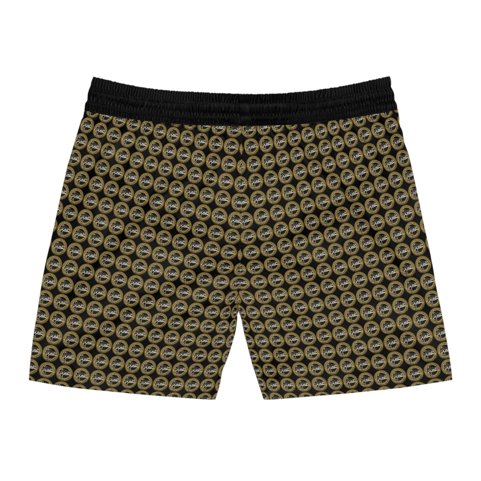 YSWG Logo Men's Mid-Length Swim Shorts (AOP)