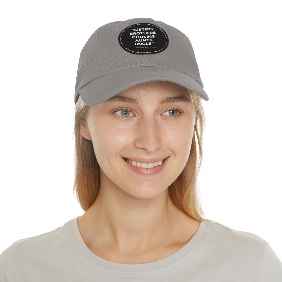 Sisters Brothers YSWG Dad Hat with Leather Patch (Round)