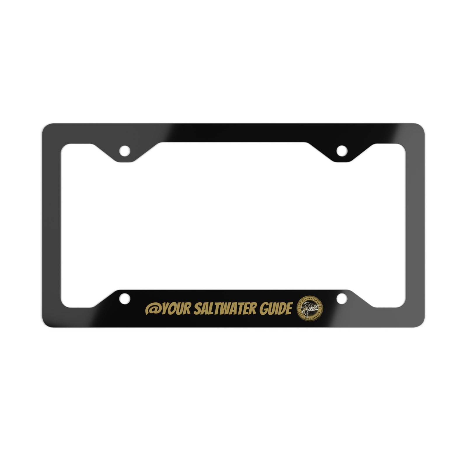 "@yswg" Metal License Plate Frame