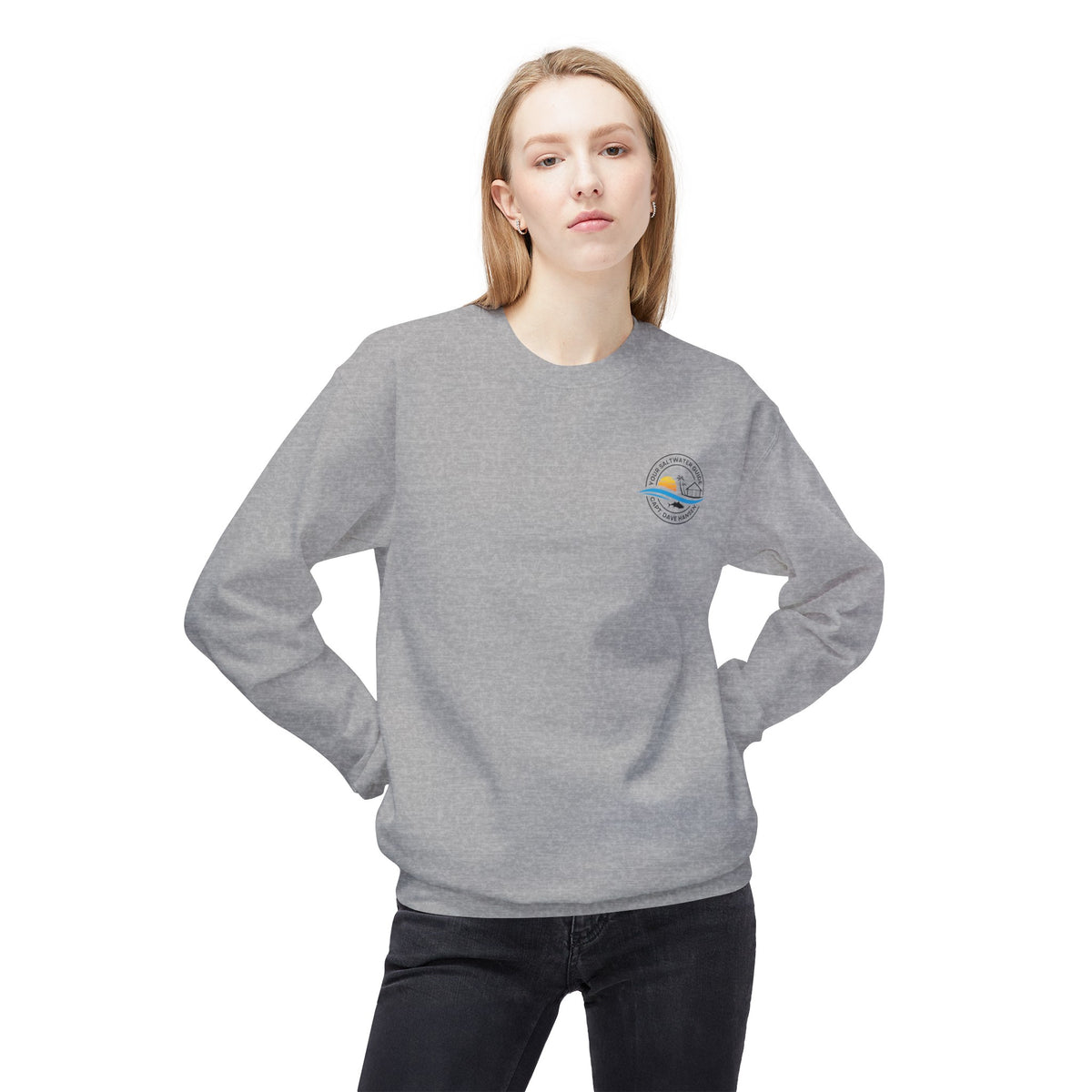 Beach House - Unisex Softstyle Fleece Crewneck Sweatshirt