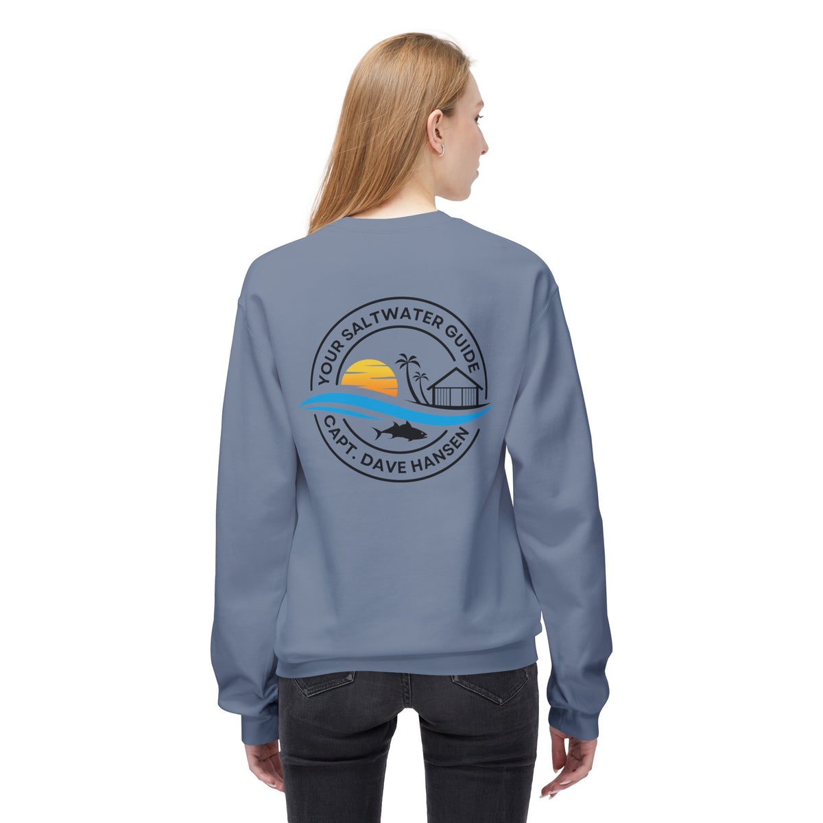 Beach House - Unisex Softstyle Fleece Crewneck Sweatshirt