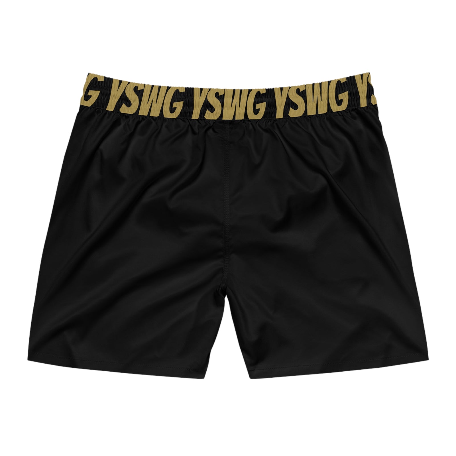 *YSWG* + Logo Men's Mid-Length Swim Shorts (AOP)