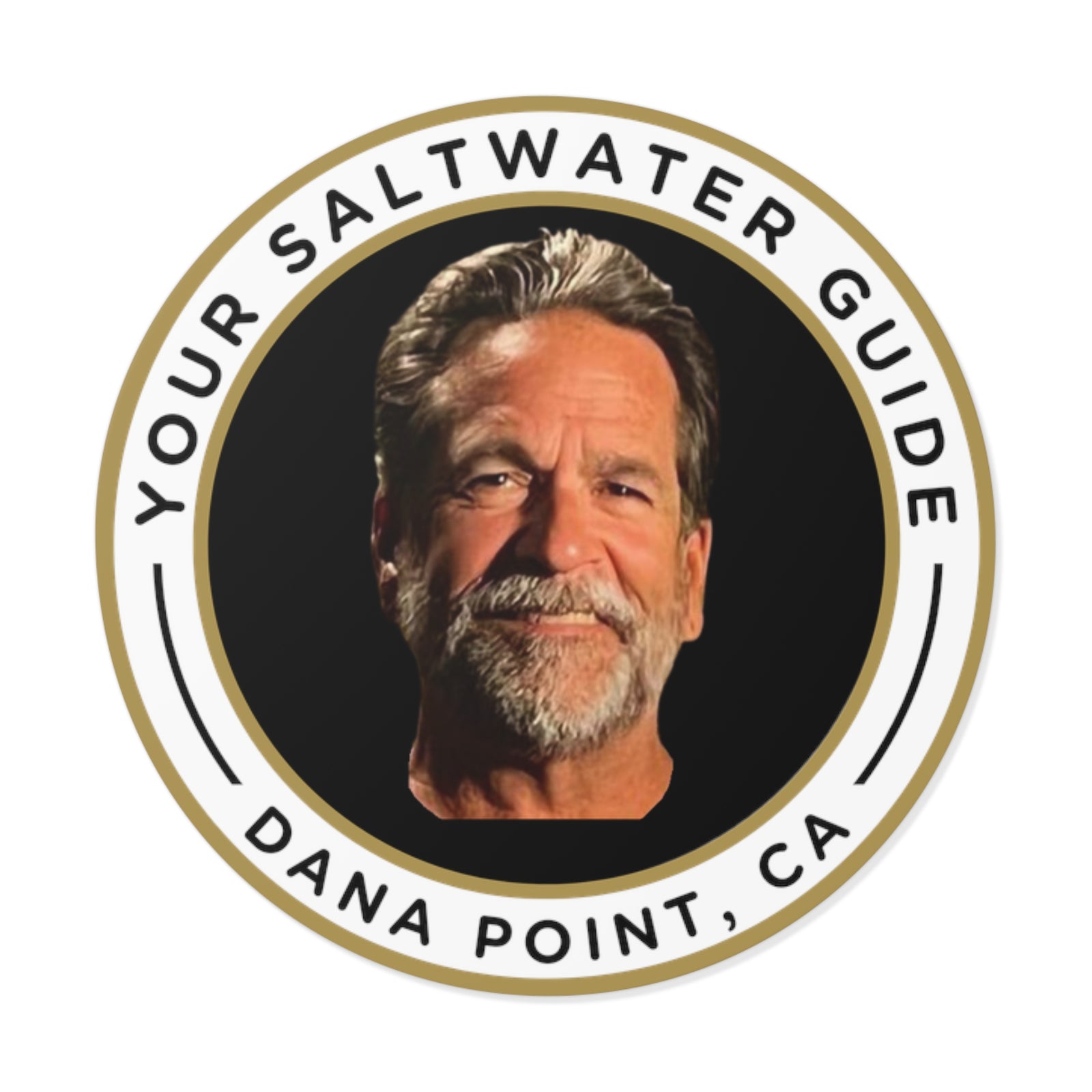 Dave's Face, Dana Point - Round Vinyl Sticker